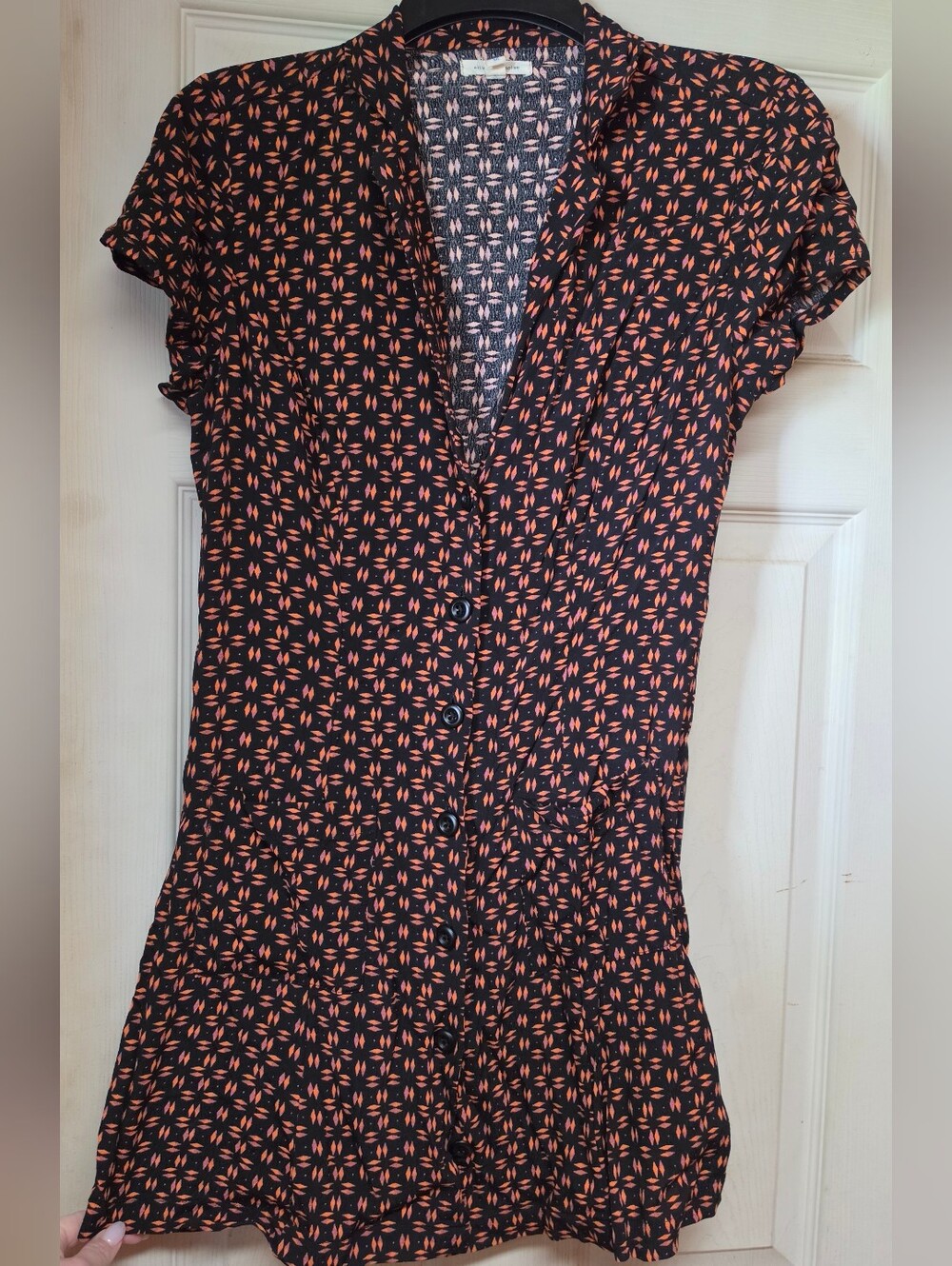 Silence & Noise Button Down Dress